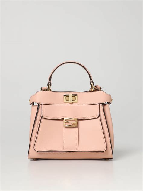 borse donna f is fendi rosa|Fendi Peekaboo .